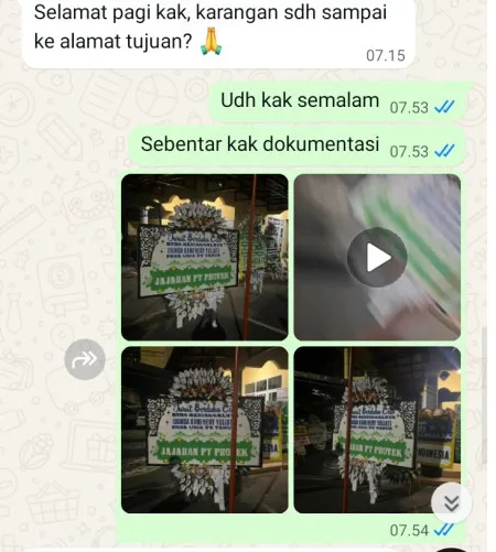 Pengiriman Papan Bunga Selamat Wangandalem Brebes